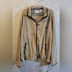 Ducks Unlimited,Mens Full‎ Zip, Fleece Jacket ,Tan ,XL